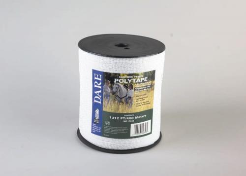 Dare Products Equine Fencing Polytape 1 1/2 X 656' White Heavy Duty (1 1/2 X 656', White)