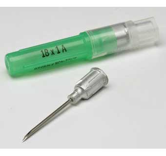 Animal Health International Needle 16GA X 3/4 in. Aluminum Hub Sherwood (Copy) (16GA X 3/4