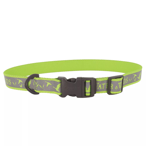 Coastal Pet Products Water & Woods Adjustable Reflective Dog Collar