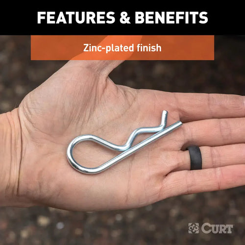 Curt Hitch Clips Zinc