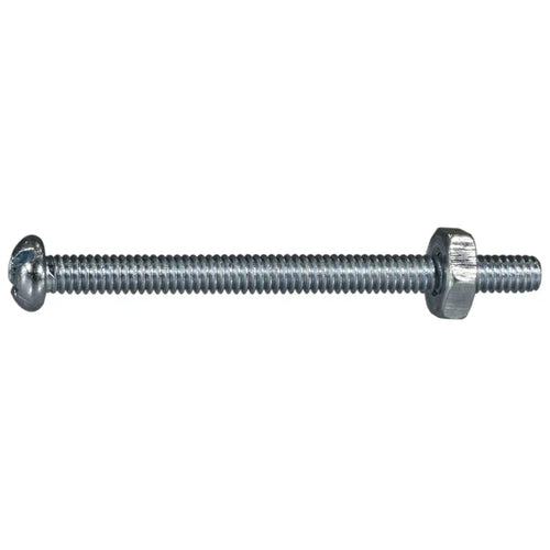 Monster Fastener Zinc Combo Round Head Machine Screws