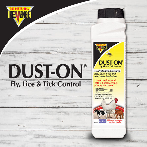Bonide REVENGE® Dust On® Fly & Lice Control Dust (1.25 lb)