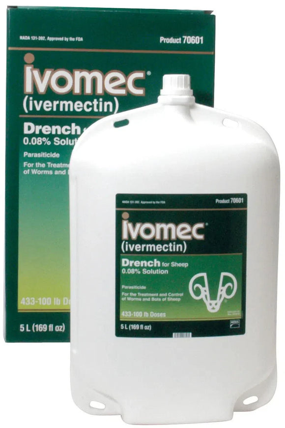 Merial Ivomec Sheep Oral Wormer Drench 5 Liter (5 Liter)
