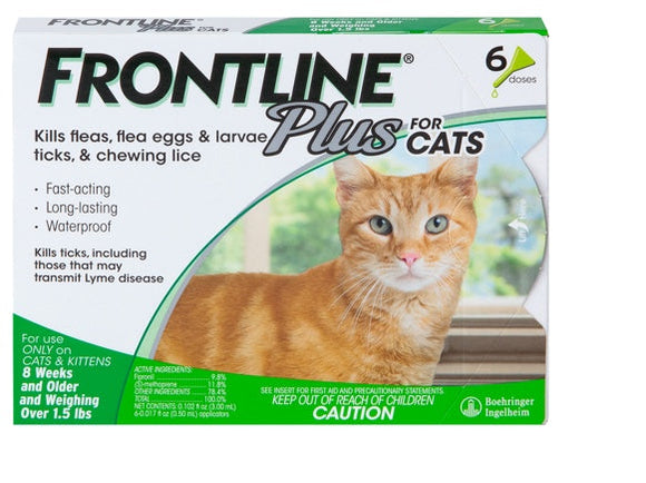 Boehringer Ingelheim Frontline Plus For Cats (3 Pack)