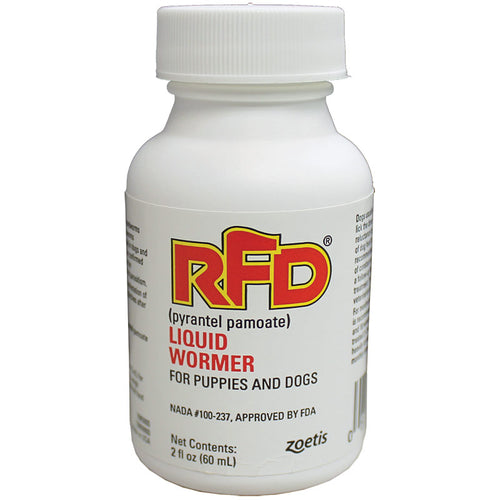 Zoetisus RFD Liquid Wormer for Puppies and Dogs