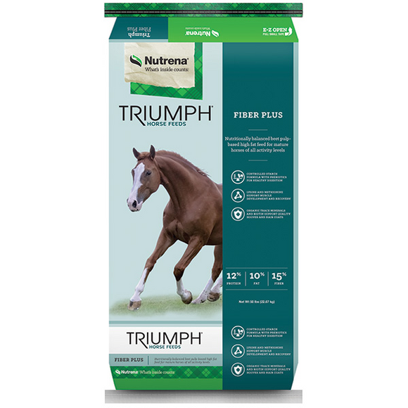 Nutrena® Triumph® Fiber Plus Textured Horse Feed (50 lbs)