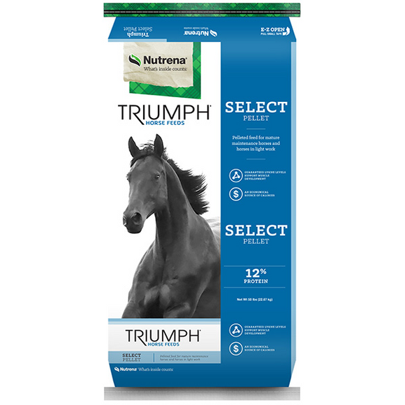 Nutrena® Triumph® Select Pellet Horse Feed (50 lbs)