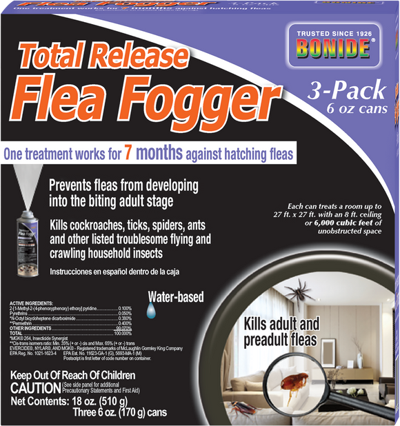 Total Release Flea Fogger (3-pack)