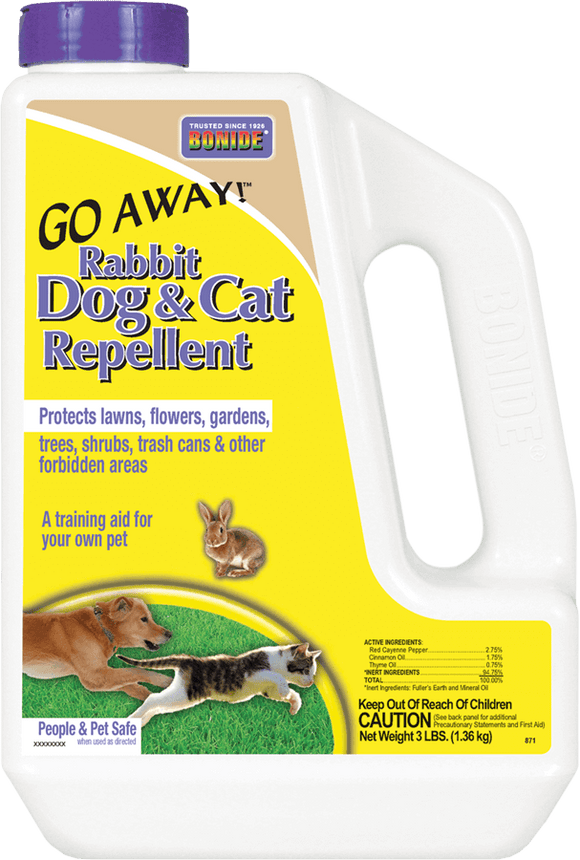 Bonide Go Away!® Rabbit, Dog & Cat Repellent Granules (3 lb)