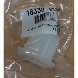 Ritchie Drain Plug 2×2 Silicone Ribbed 18338 (2 x 2)