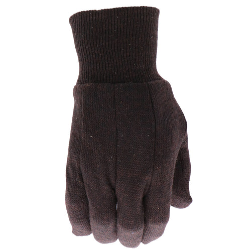Boss Gloves Brown Jersey (Large (B61061-L))