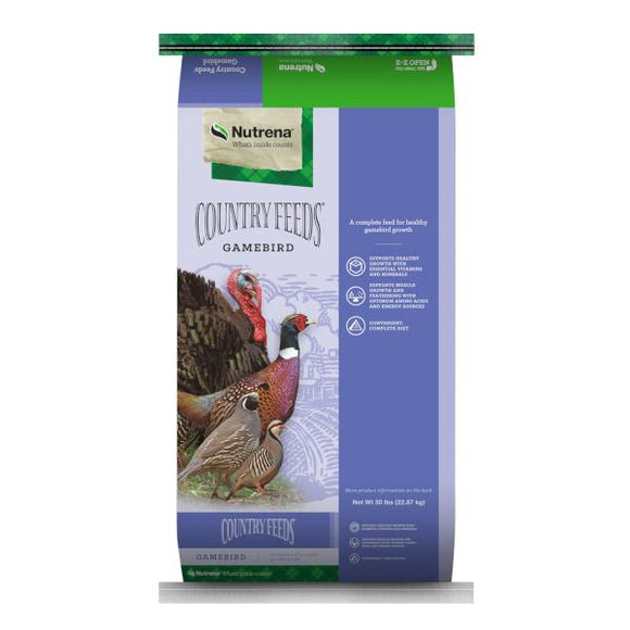 Nutrena® Country Feeds® Sporting Bird Starter (AVT) Medicated Crumble (50 Lb.)