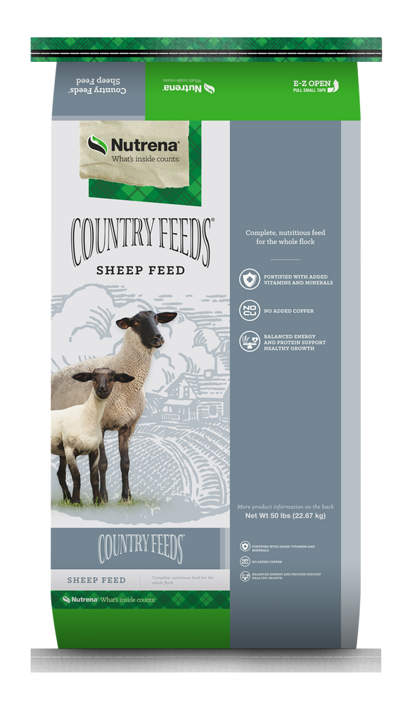 Nutrena® Country Feeds® Sheep 16% Pellet with Bovatec (50 Lb)