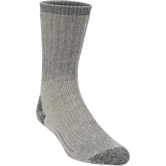 Hiwassee Trading Company Large Charcoal Heavy Weight Hiking Crew Sock