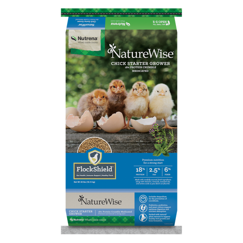 Nutrena® NatureWise® Medicated Chick Starter Grower Feed