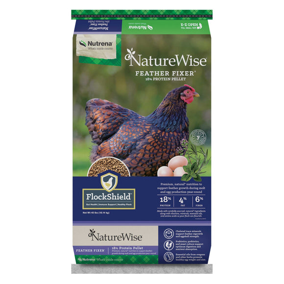 Nutrena® NatureWise® Feather Fixer® Poultry Pellet Feed (40 Lbs)
