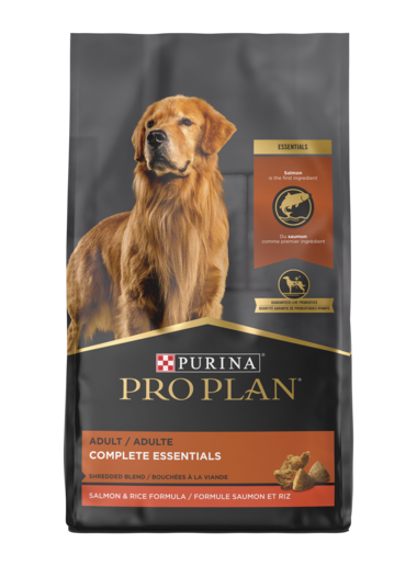 Purina Pro Plan Adult Complete Essentials Shredded Blend Salmon & Rice Dry Dog Food (5 lb)