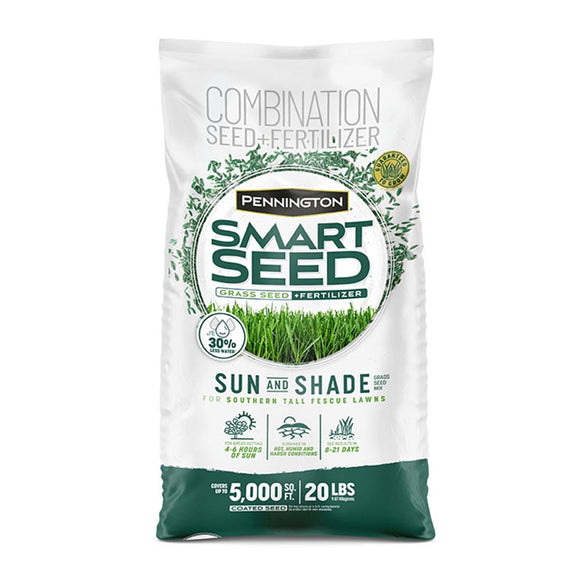 Pennington Smart Seed Southern Sun And Shade Grass Seed And Fertilizer Mix 3 lbs.