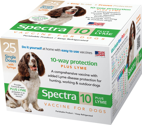 Durvet Canine Spectra 10 Plus Lyme Vaccine 1 Dose Syringe (1 Dose)