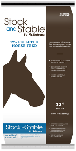 Stock & Stable® By Nutrena® 12% Pelleted Horse Feed