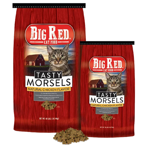 Big Red® Tasty Morsels Cat Food (40 lbs)