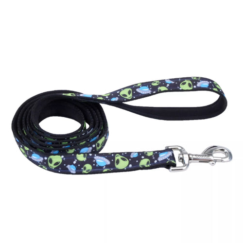 Coastal Pet Authorized Dealer Exclusive Styles Dog Leash (Small/Medium - 5/8 x 6' Aliens)