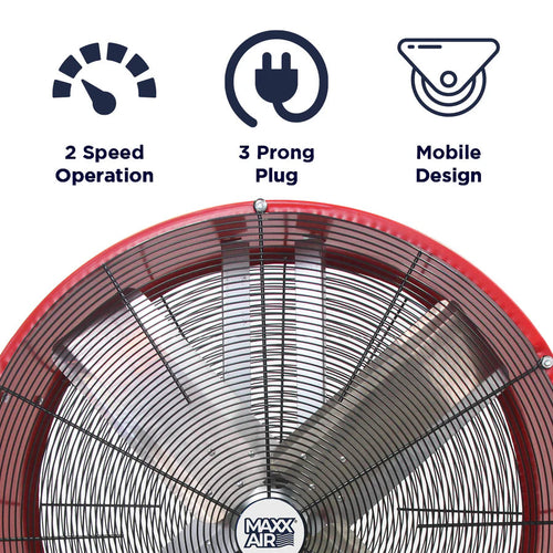 Maxx Air Direct Drive Barrel Fan