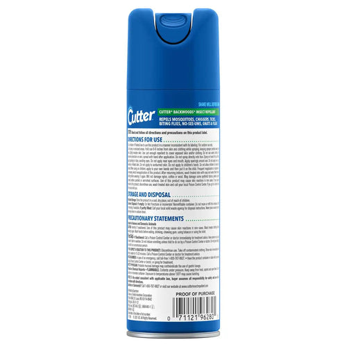 Cutter Backwoods Insect Repellent (Aerosol)