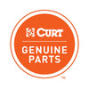 Curt 2 Straight-Tongue Coupler with Posi-Lock (3 Channel, 3,500 lbs, Zinc) #25138