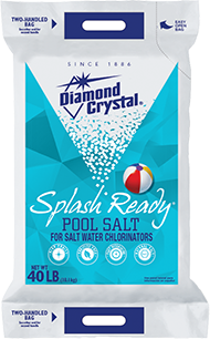 Diamond Crystal® Splash Ready® Pool Salt (40 Lb)