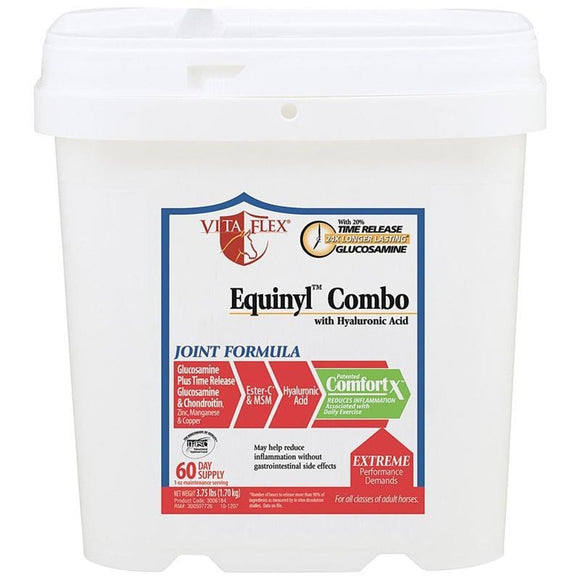 VITA FLEX EQUINYL COMBO W/HYALURONIC ACID FOR HORSE JOINTS (3.75 LB/60 DAY)