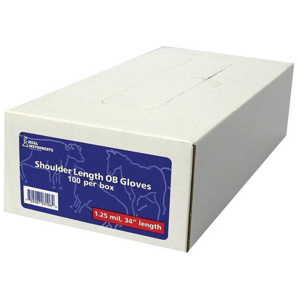 Ideal Shoulder length Disposable OB Glove (100 Piece Box)