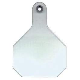 All American Livestock Tag, Blank, Large, White, 25-Pk.