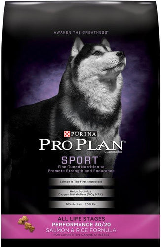 Purina Pro Plan Sport All Life Stages Performance 30/20 Salmon & Rice Formula Dry Dog Food