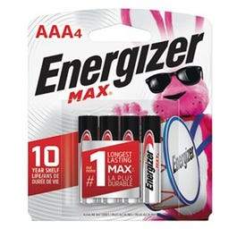 MAX Alkaline Batteries, AAA, 4-Pk.