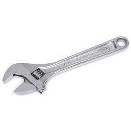 Adjustable Wrench, Chrome, 10-In.