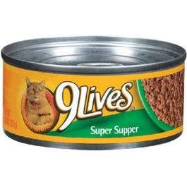 Canned Cat Food, Super Supper, 5.5-oz.