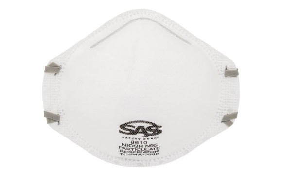 SAS Safety N95 Particulate Respirator - 2 /pk