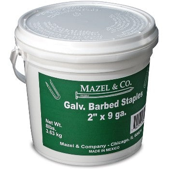 Mazel 116082 Galvanized Barbed Fence Staples ~ 2