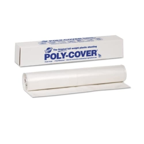Warp Poly-Cover Plastic Sheets, 4 Mil (20 x 100 ft.)