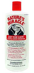 Nature's Miracle Just For Cats Stain & Odor Remover Quart