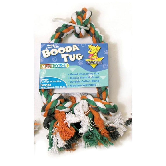 Booda Multi-Colored 3-Knot Tug Toy